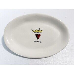 Rae Dunn by Magenta AMOUR Oval Appetizer/Trinket Plate